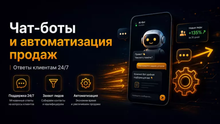 Чат-боты и автоматизация продаж: как отвечать клиентам 24/7