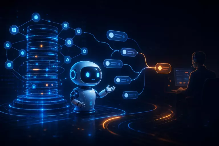 AI-ассистент отвечает по базе знаний и передаёт сложный вопрос специалисту